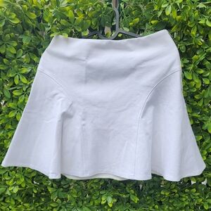 New Banana Republic White Mini Fit and Flare Skirt